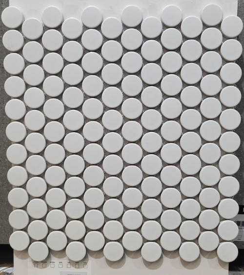 Gạch mosaic bi tròn CB269 (màu trắng)