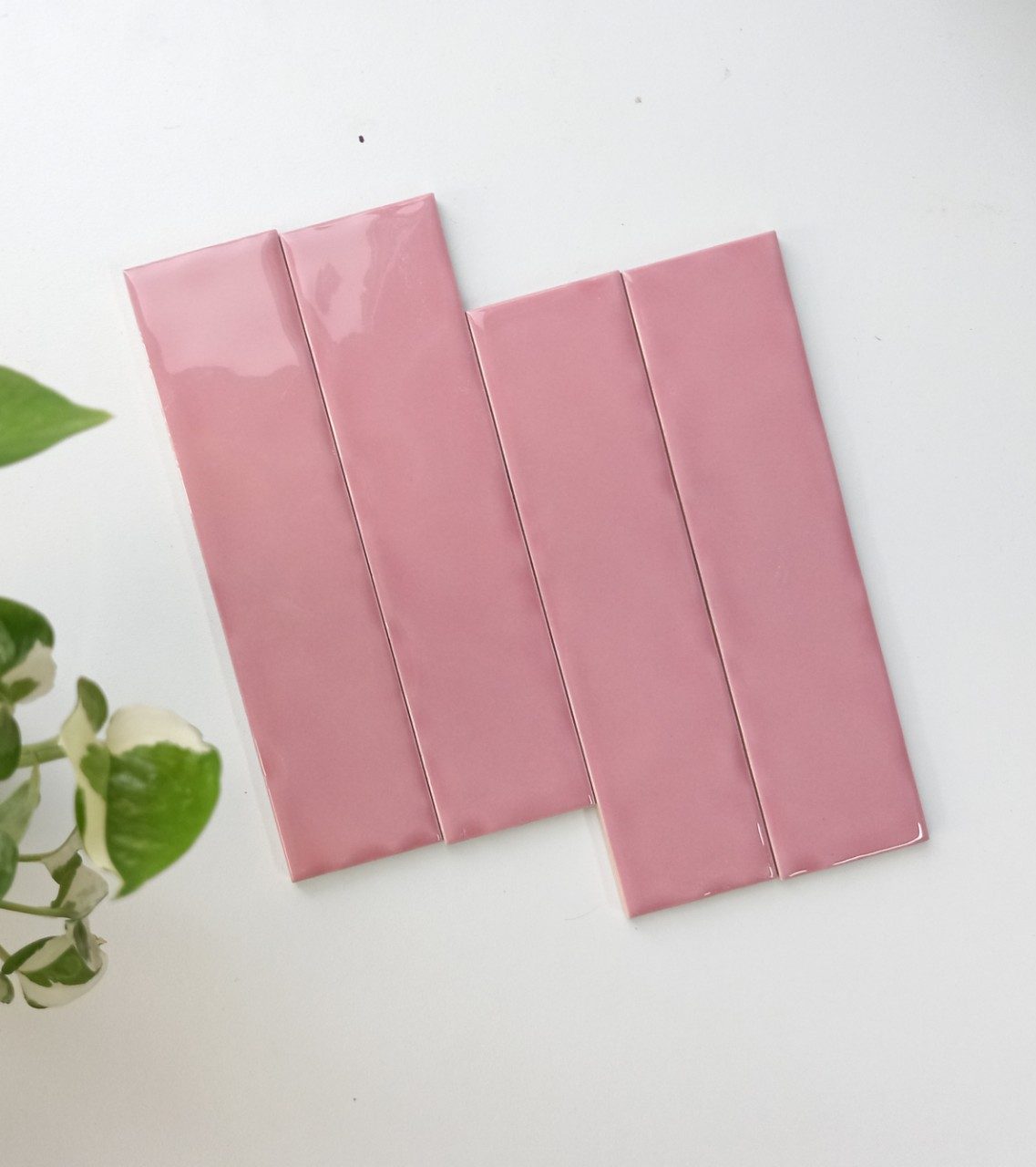 Gạch thẻ seri nhiều màu mặt bóng/lượn 50x200mm (8 màu)