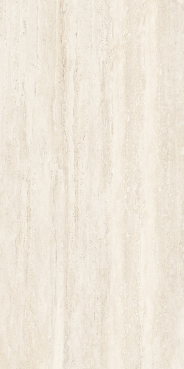 Gạch giả đá travertine màu kem nhạt 600×1200 612LUTV1