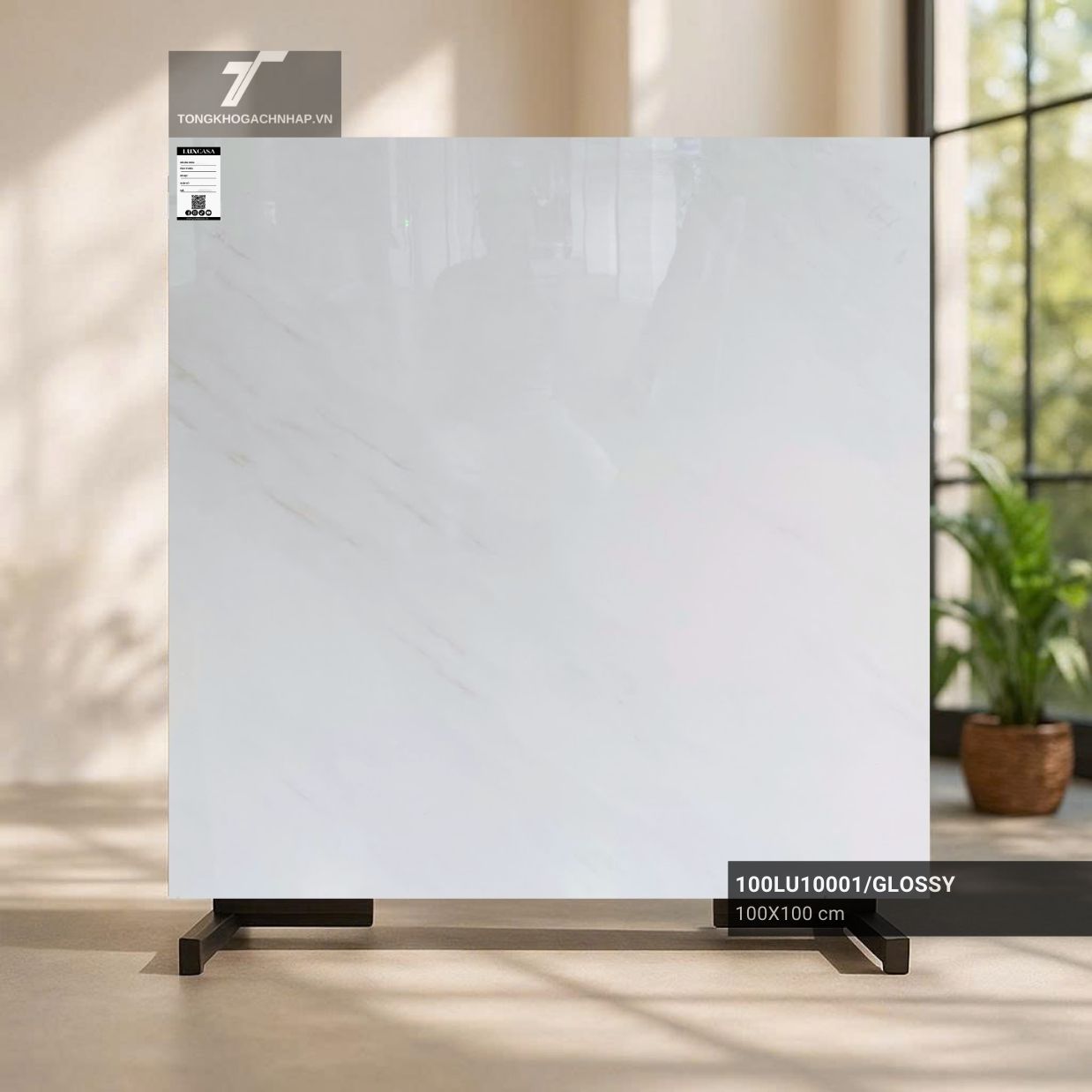 Gạch đá trắng 1mx1m 100LU10001A