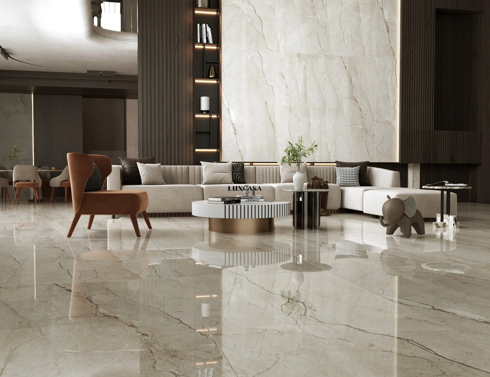 Gạch ốp lát đá phòng khách 800×1600 816LUCRAFT AFYON NATUARAL