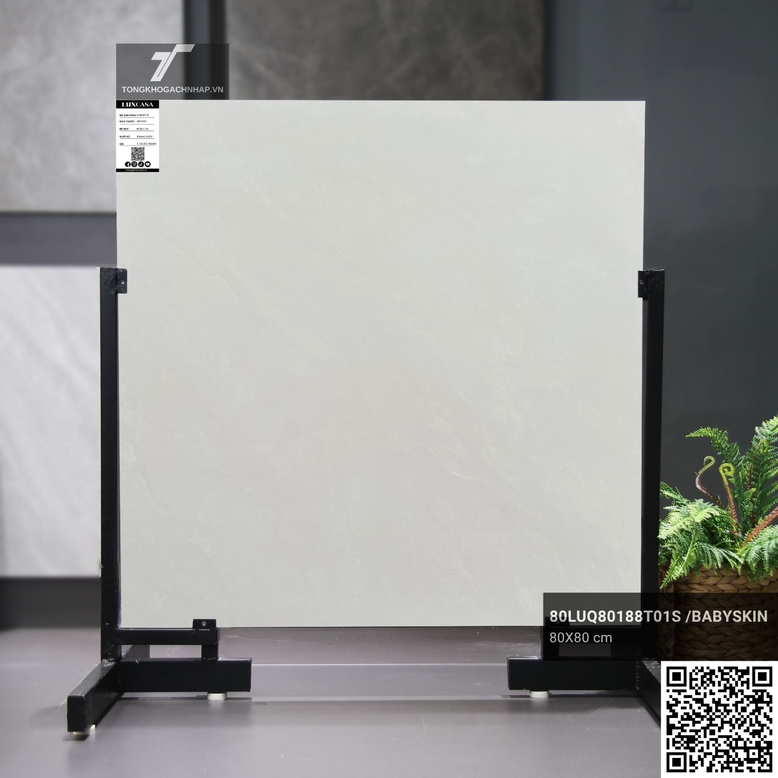 Gạch lát nền 80x80 cho nhà phố LU80188T01S