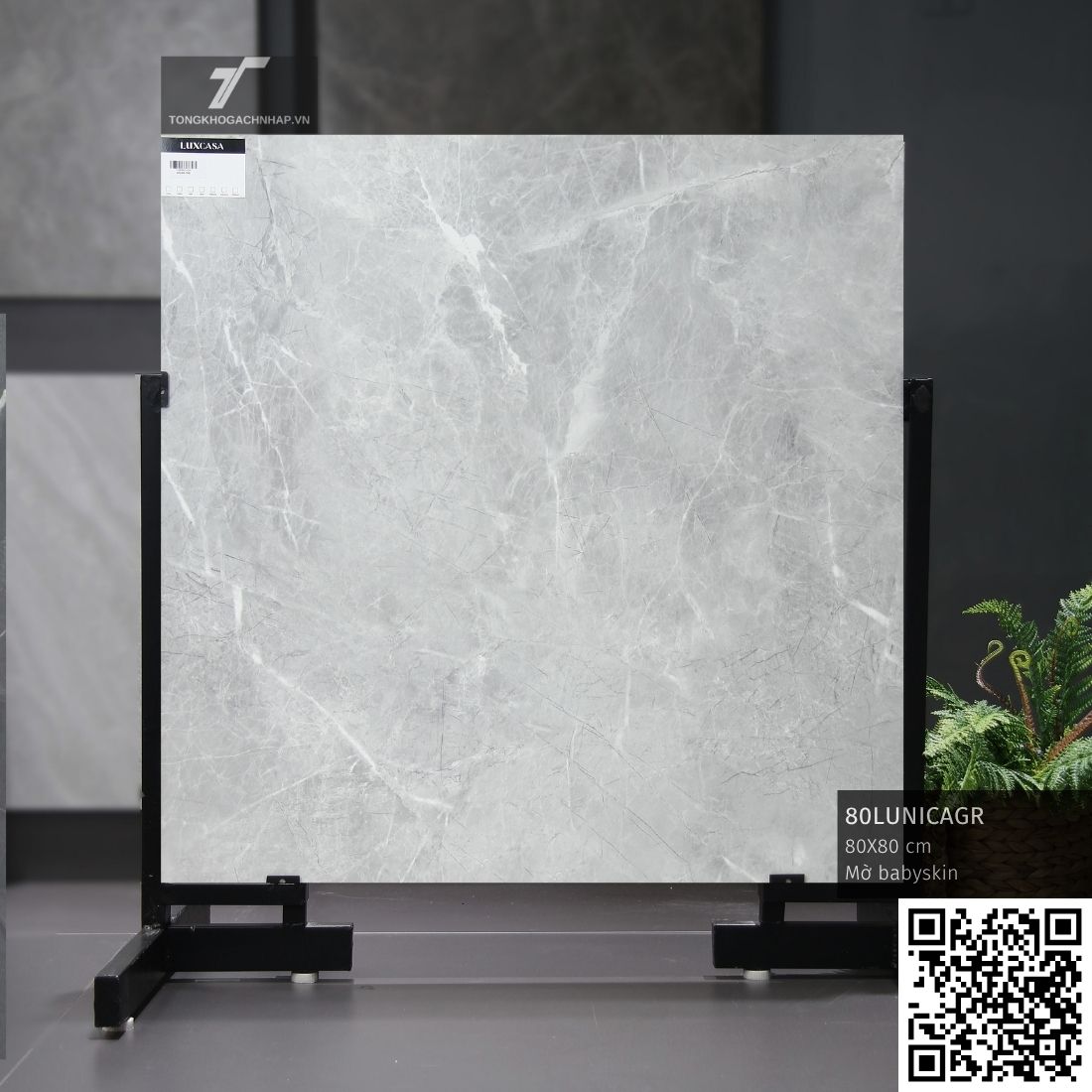 Gạch mờ mịn 80x80 80LUNICAGR