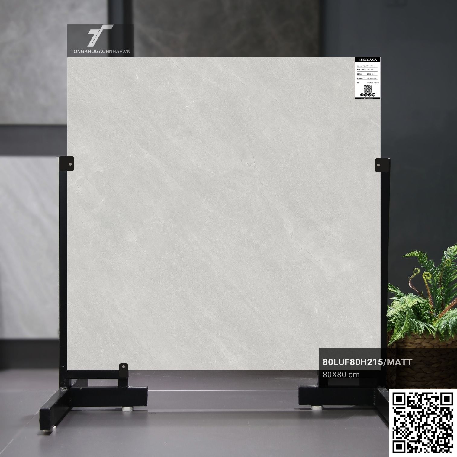 Gạch mờ Trung Quốc 80x80 80LU80H215