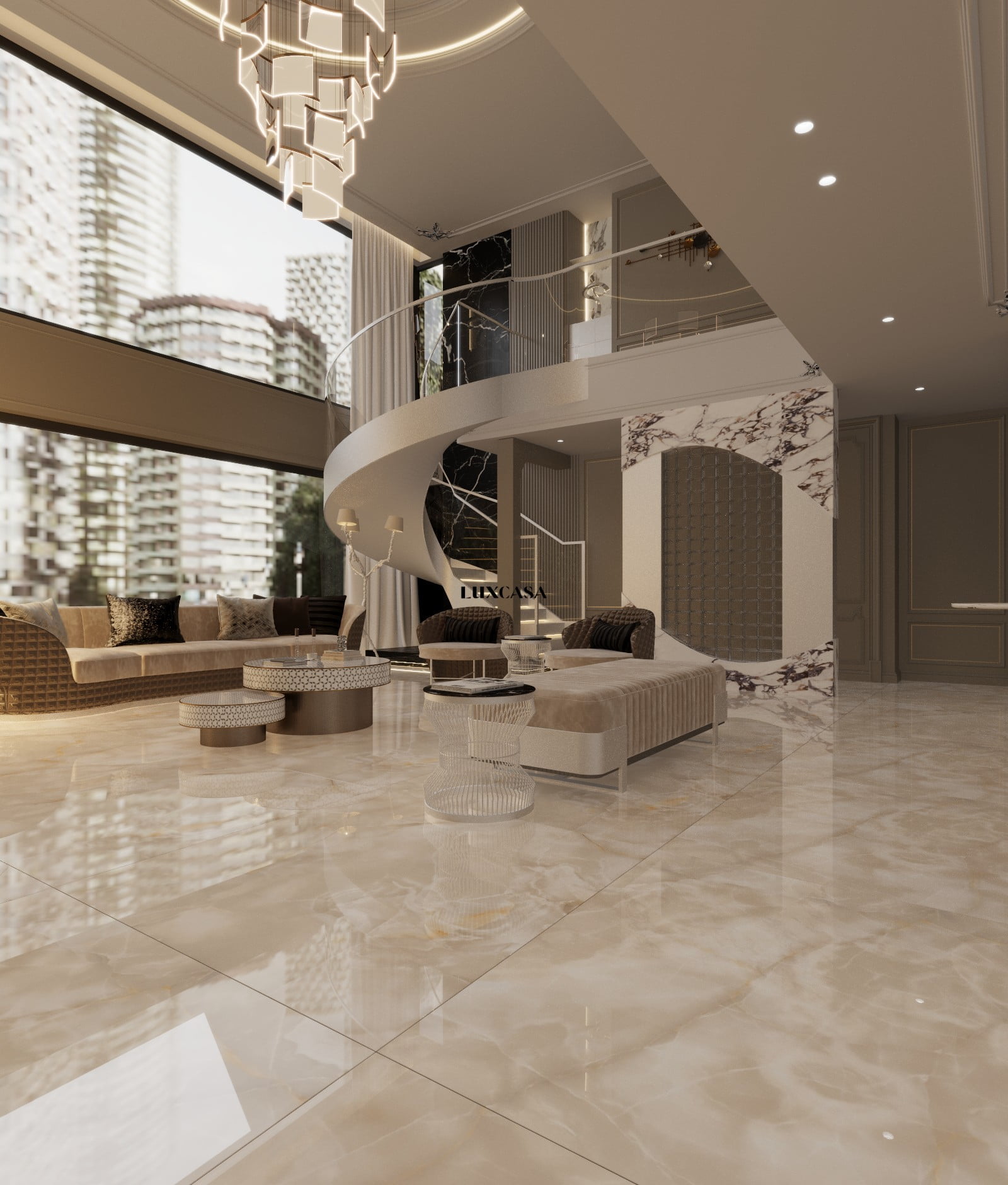 GẠCH MARBLE LOOK 1200X1200 120LUE FANTASTY ONYX