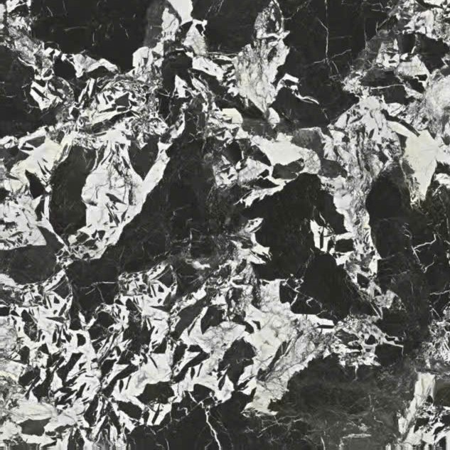 Gạch màu đen 1000×1000 giả đá 100LU52