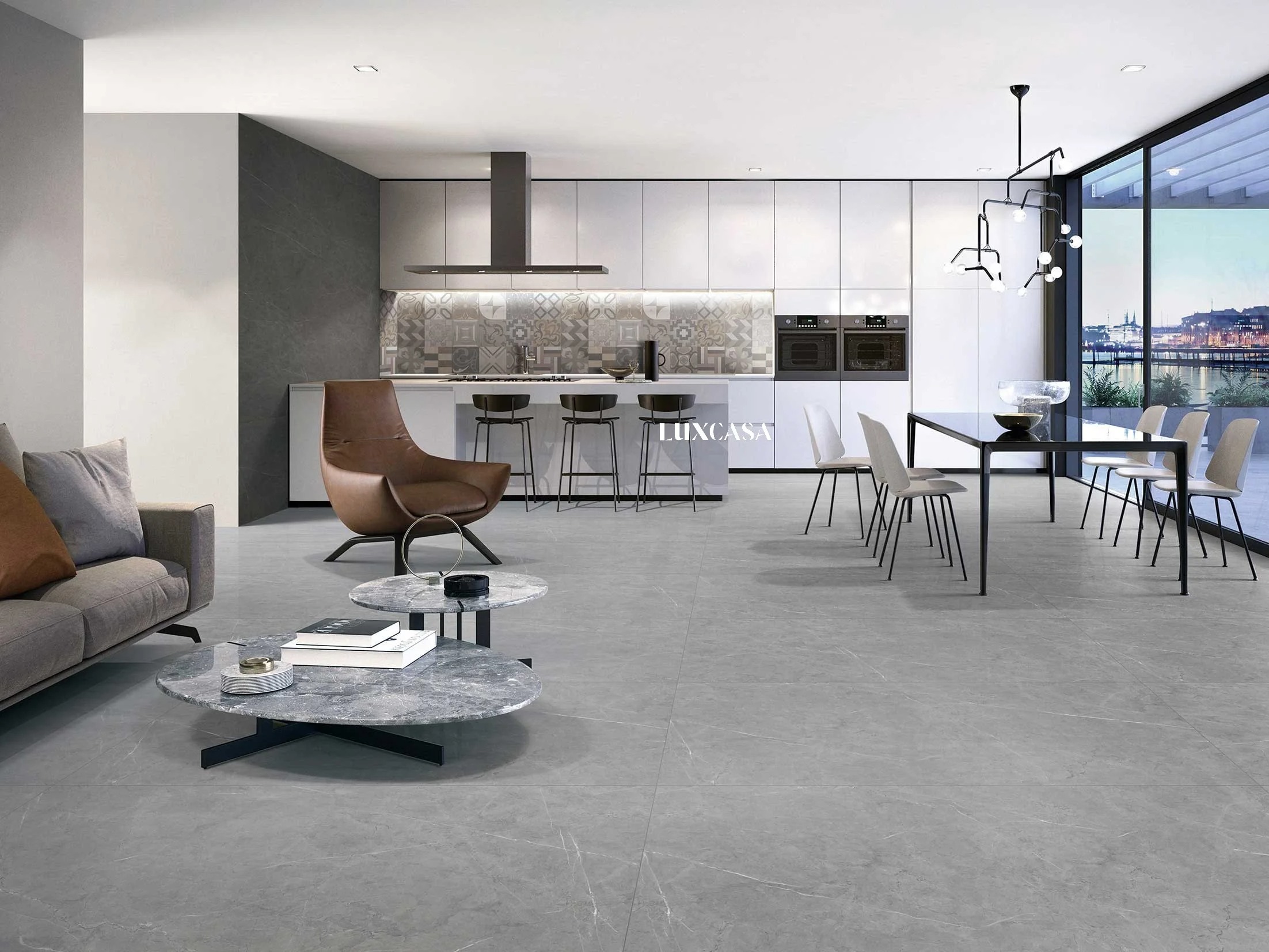 Gạch lát nền nhà mờ vân đá 600×1200 LUMZ254CL