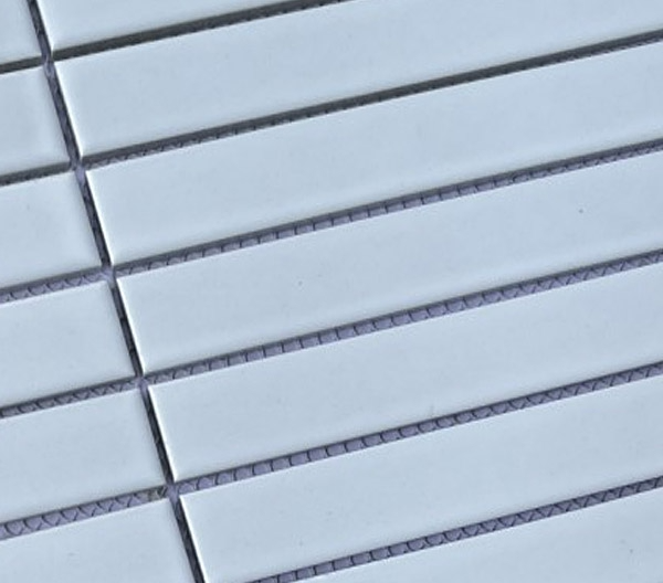 Gạch mosaic thẻ que mờ 296x300/22x145 Y22F01M / Y22F801 (màu trắng)