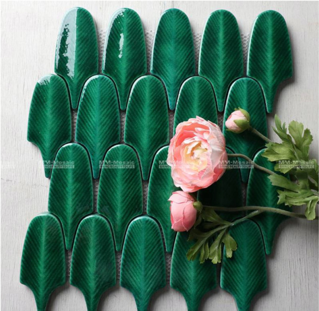 Mosaic Xanh Lá Cây Đậm LUZBE1601