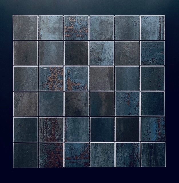 Gạch mosaic trang trí MOSAIC SAPPHIRE SQUARE - METALLIC
