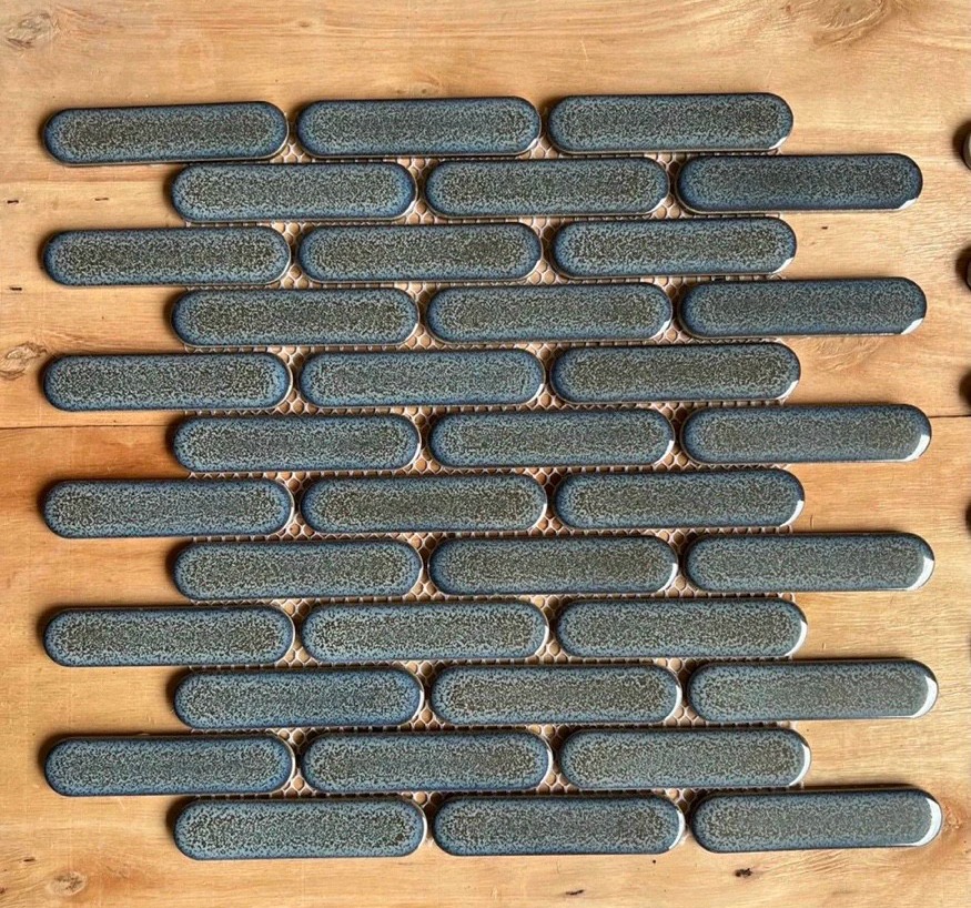 Gạch mosaic thẻ que DT152 (màu xám)