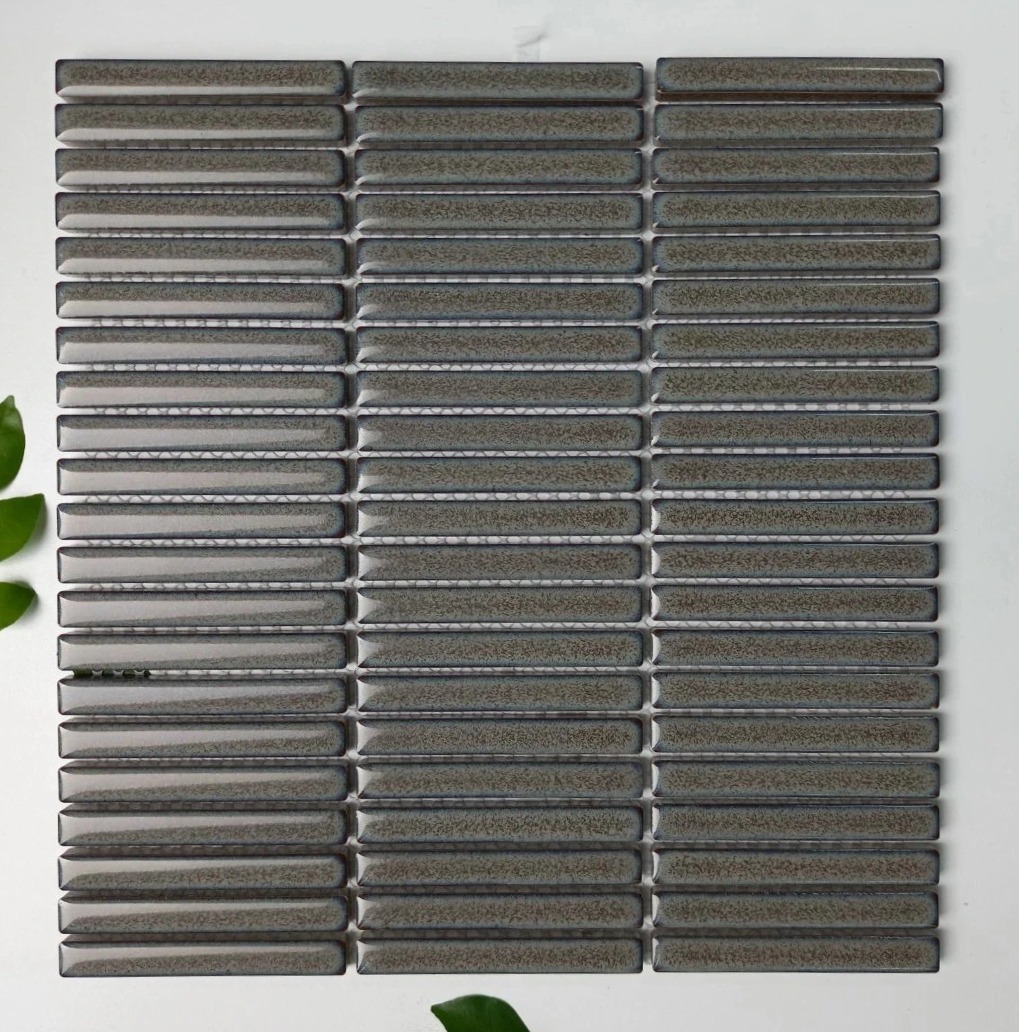 Gạch mosaic stripe 284×295mm/32,5x14,5mm 92TTEB-90 (màu xám)