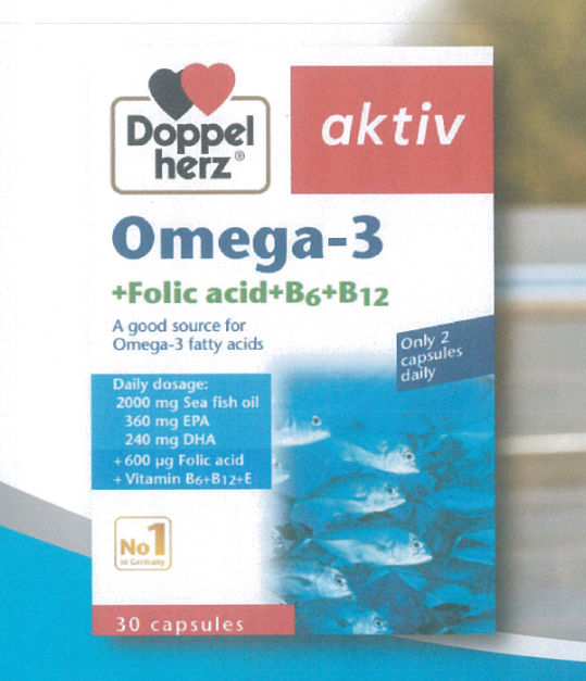 Omega3+Folic acid+B6+B12 Thuốc Việt