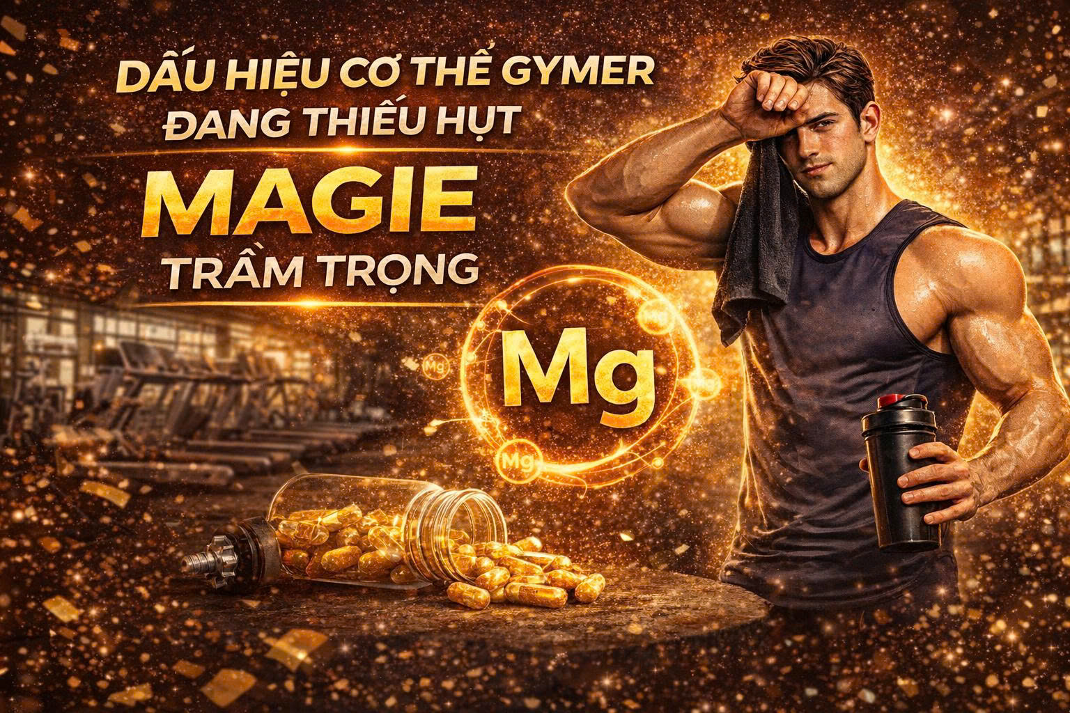 Dấu hiệu cơ thể Gymer đang thiếu hụt Magie trầm trọng