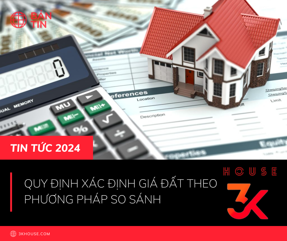 QUY ĐỊNH XÁC ĐỊNH GIÁ ĐẤT THEO PHƯƠNG PHÁP SO SÁNH