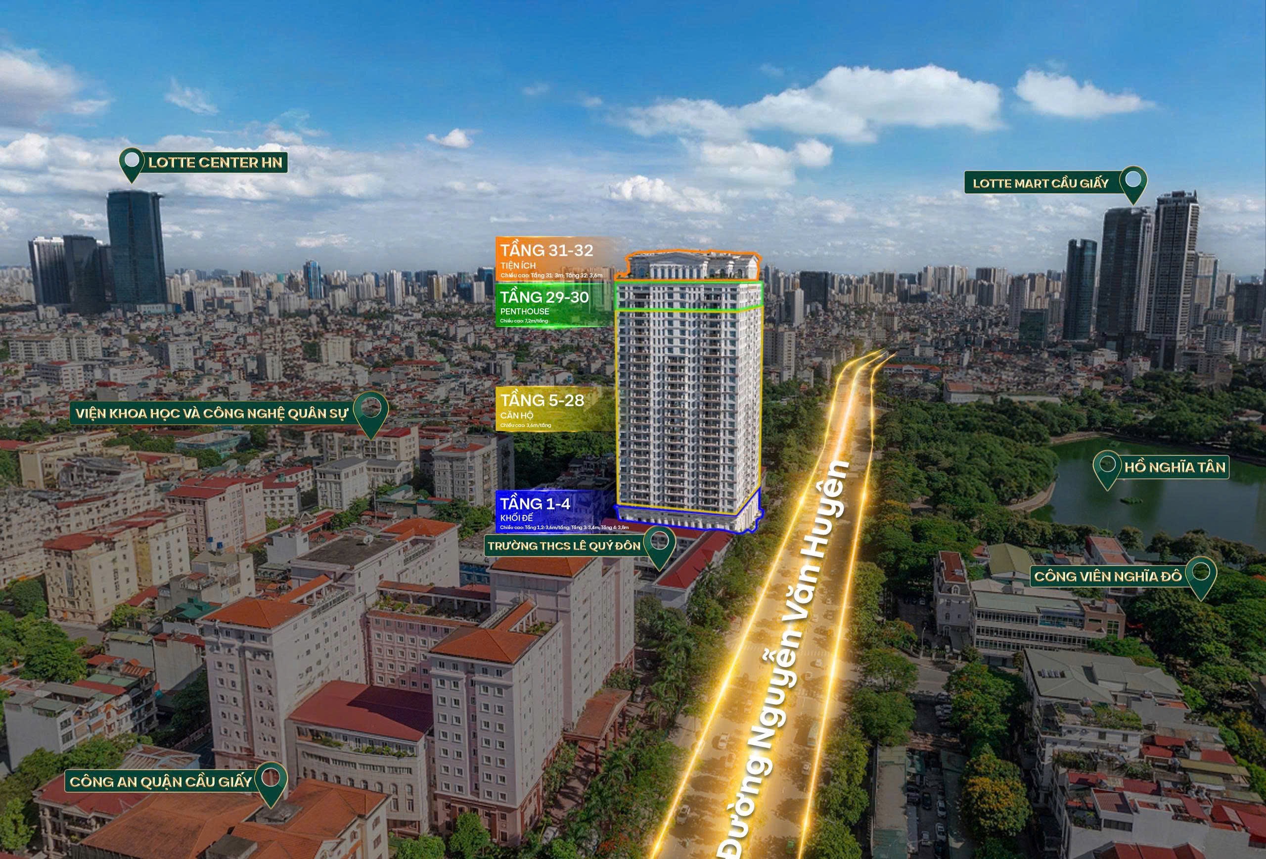 Hà Nội Signature - Căn hộ cao cấp giữ giá trị tài sản bền vững tại số 6 Nguyễn Văn Huyên