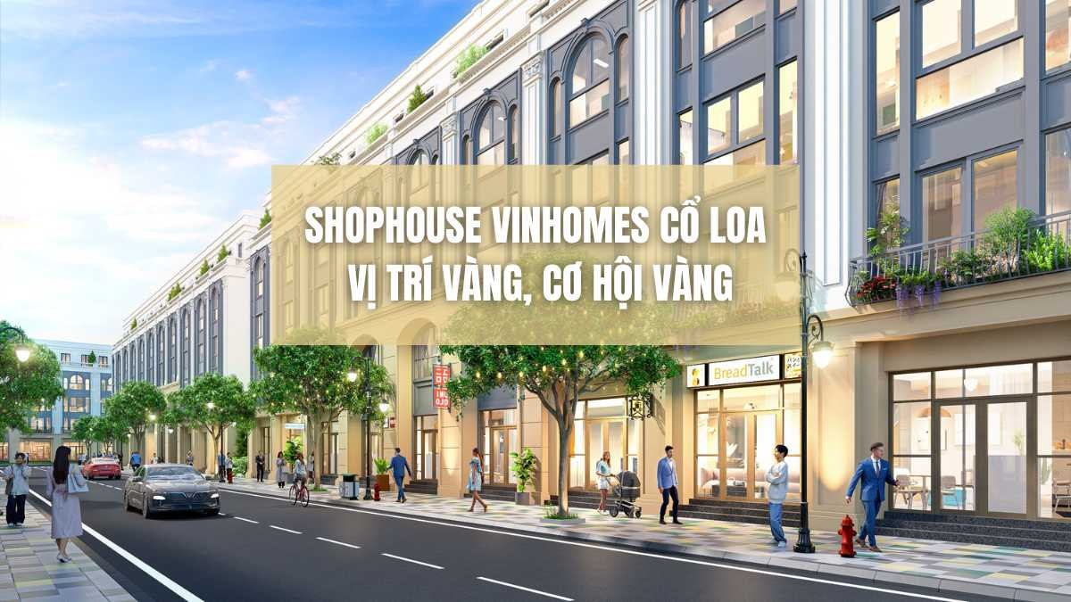 Cho thuê Sophouse Vinhomes Cổ Loa dãy Bình Minh