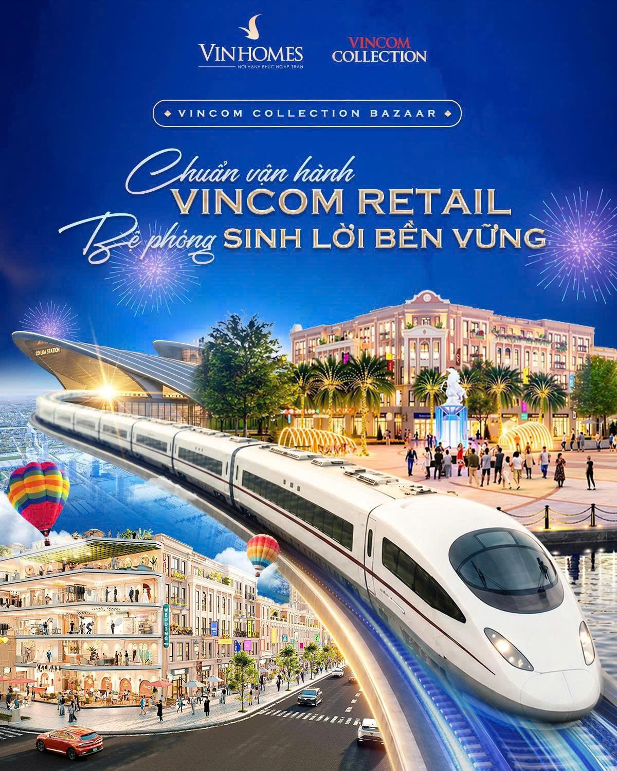VINCOM COLLECTION BAZAAR – “CỖ MÁY” TẠO DÒNG TIỀN MANG ADN VINCOM RETAIL