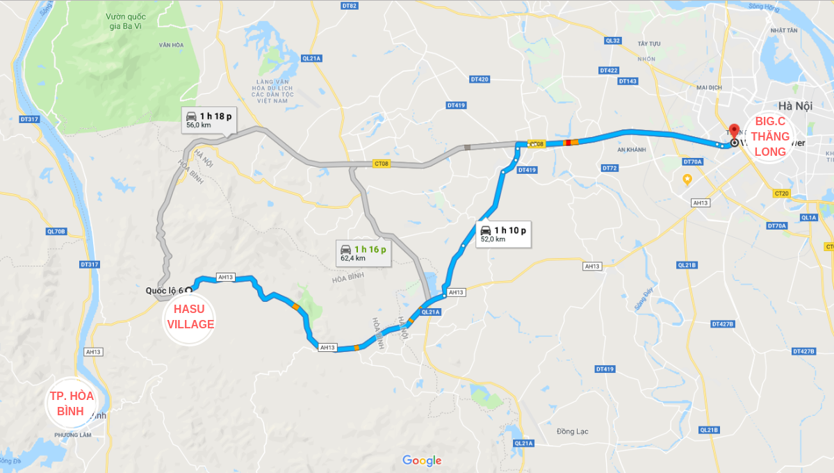 Vị trí dự án Sakana Hòa Bình