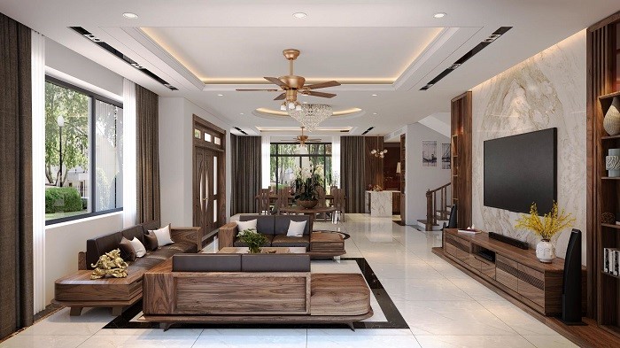 Lựa chọn đèn trang trí phòng khách hiện đại và tinh tế