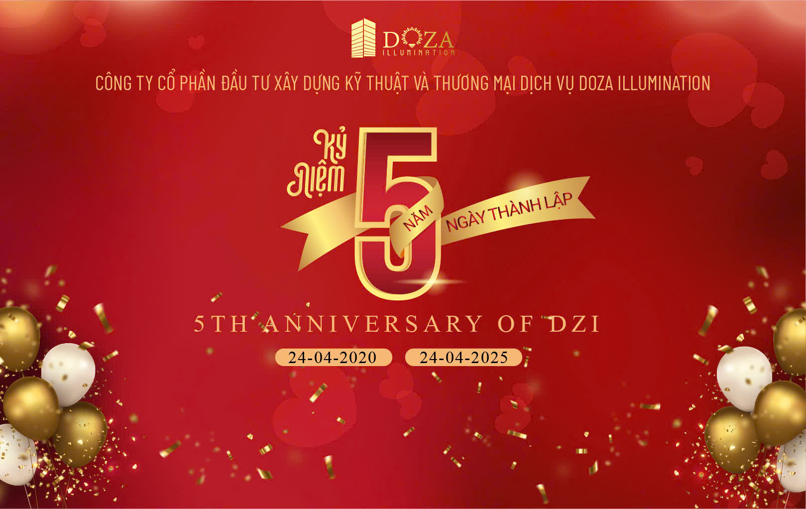 Kỷ niệm 5 năm thành lập công ty Doza Illumination