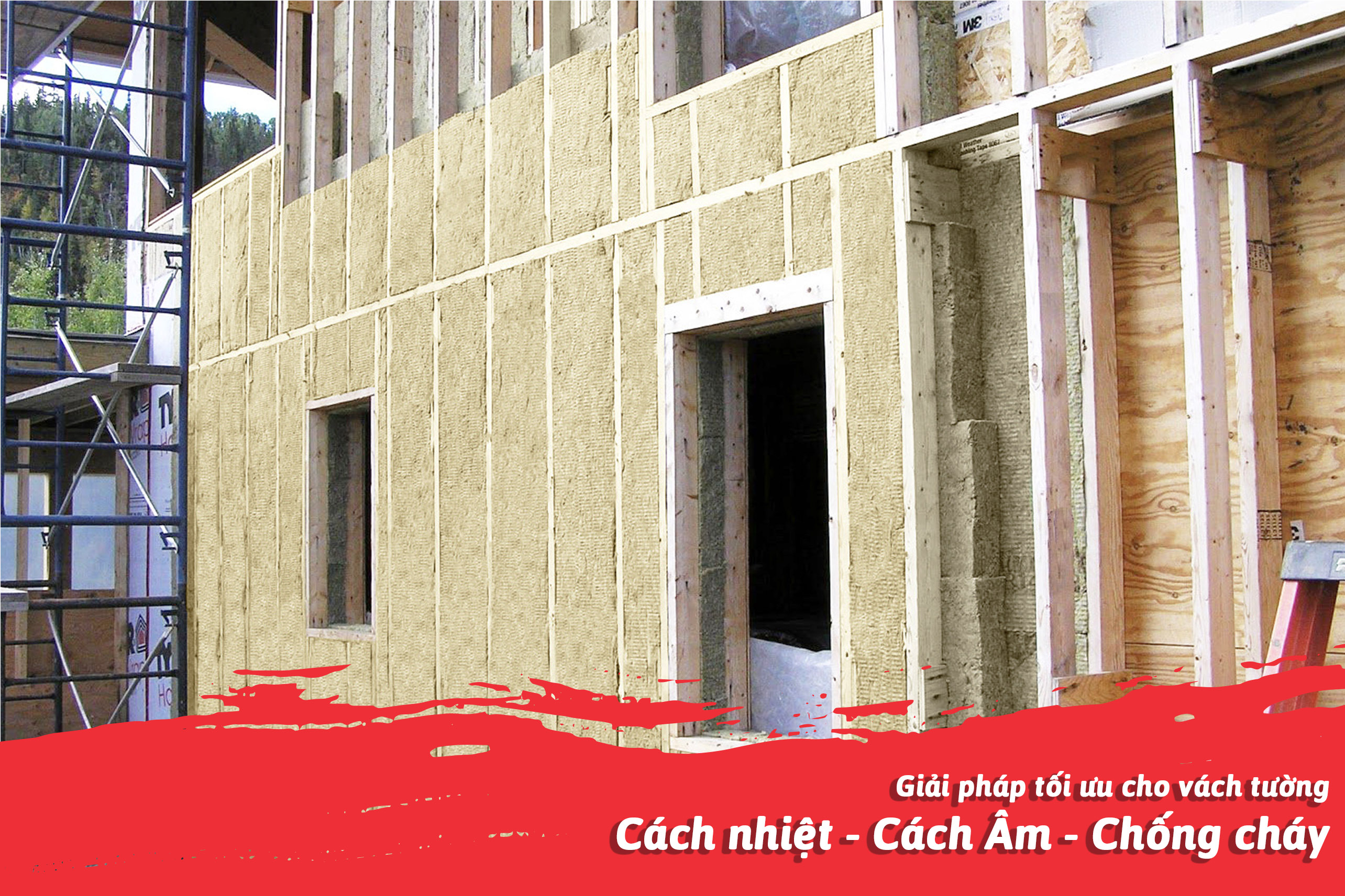 Cách nhiệt, cách âm, chống nóng cho vách tường | Solution anti-heat for wall