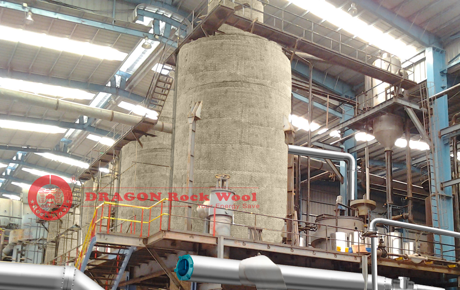 bảo ôn lò hơi - boiler steam insulation