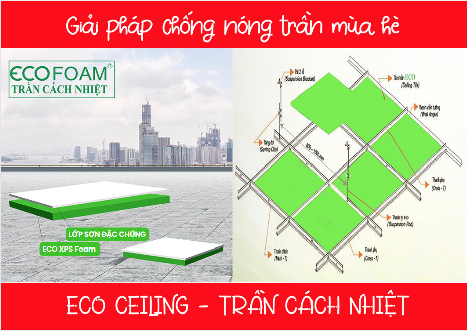 Chống nóng cho trần mùa hè