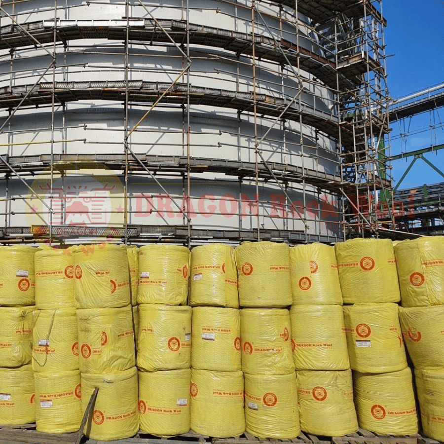 BÔNG CUỘN ĐAN LƯỚI (HBL) - Bông sợi đá DRAGON ROCKWOOL (100% Stone Wool)