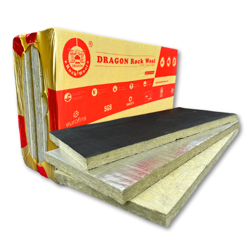 BÔNG TẤM XÂY DỰNG (DRT) - Bông sợi đá DRAGON ROCKWOOL (100% Stone Wool) 