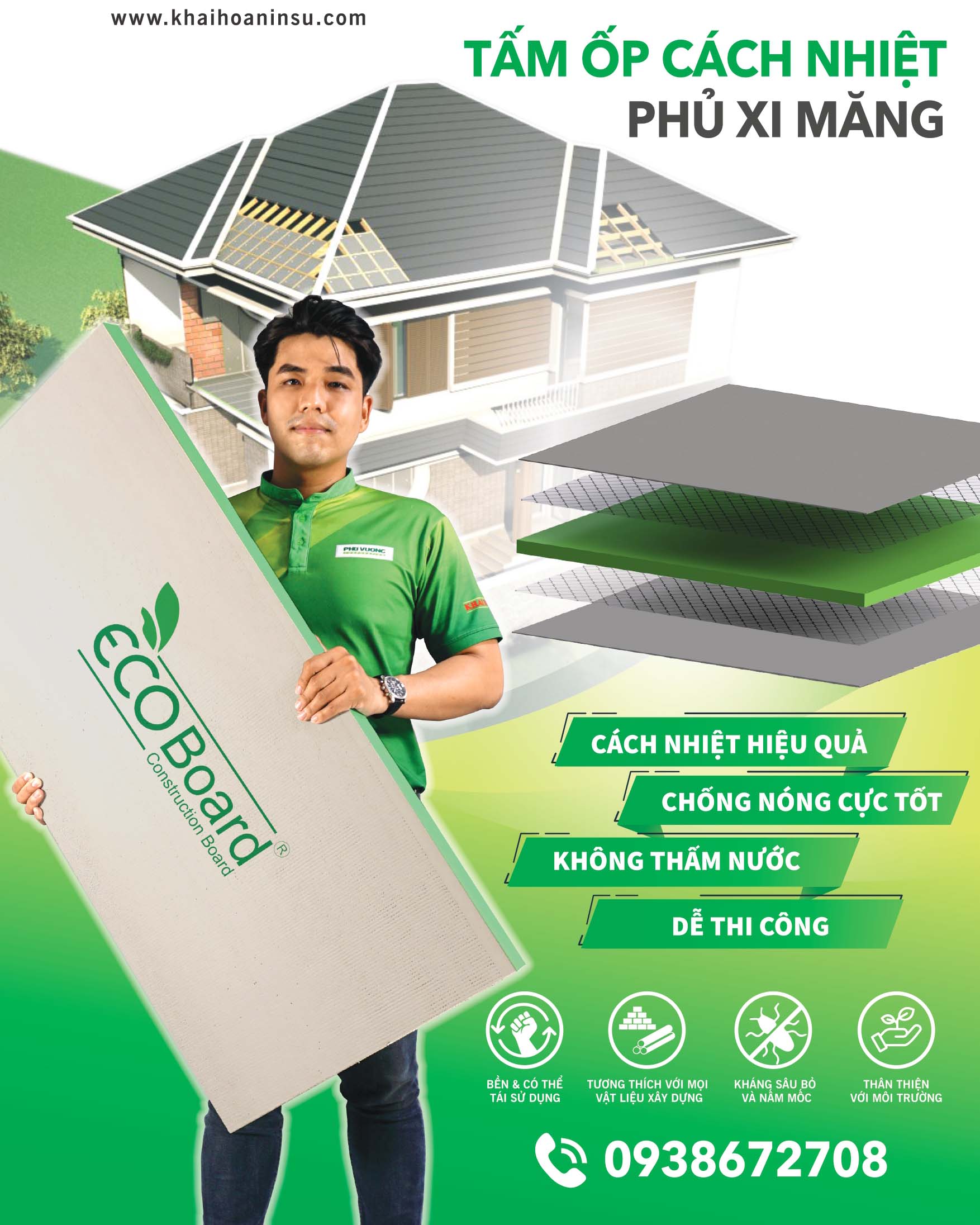 Tấm ốp cách nhiệt ECO BOARD®