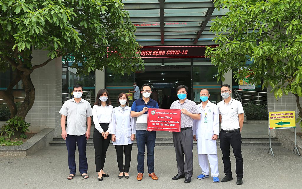TẬP ĐOÀN HÓA CHẤT ĐỨC GIANG SẴN SÀNG CHUNG TAY CÙNG CỘNG ĐỒNG PHÒNG CHỐNG DỊCH COVID-19