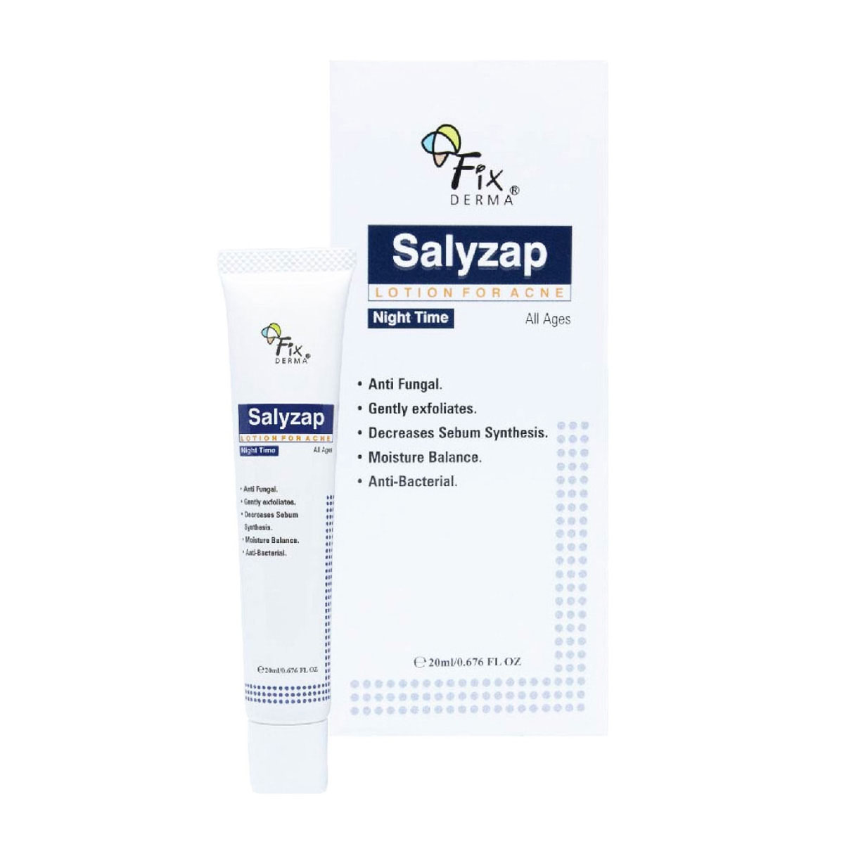 Lotion Trị Mụn Fixderma Salyzap Lotion For Acne (Dùng ban đêm) (20ml)