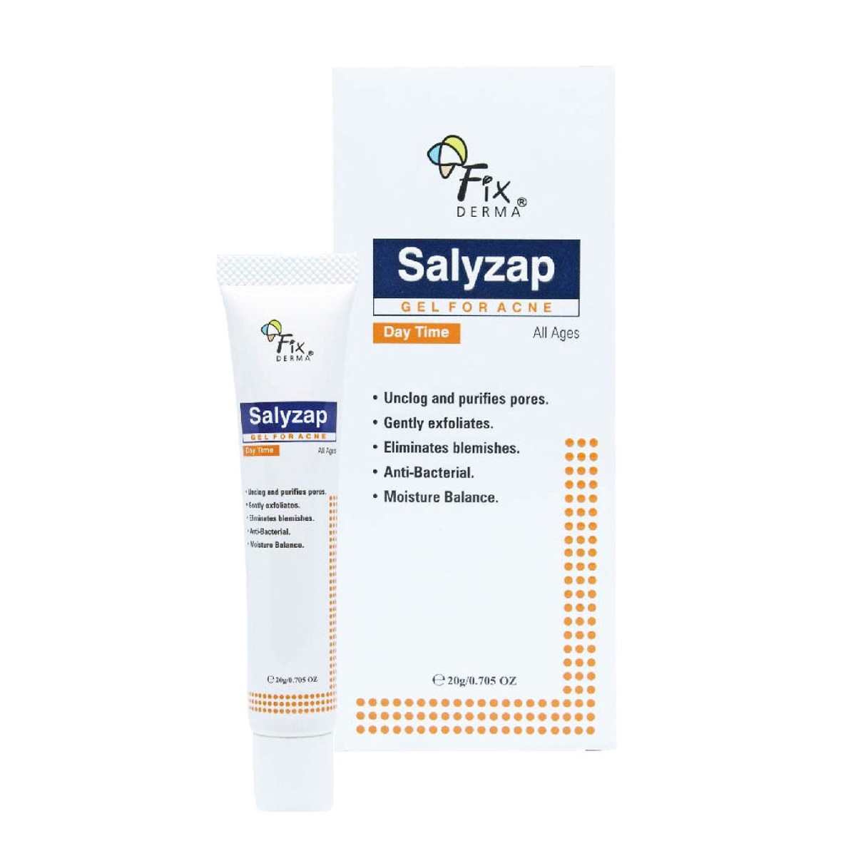 Gel Trị Mụn Fixderma Salyzap Gel For Acne (Dùng ban ngày) (20g)