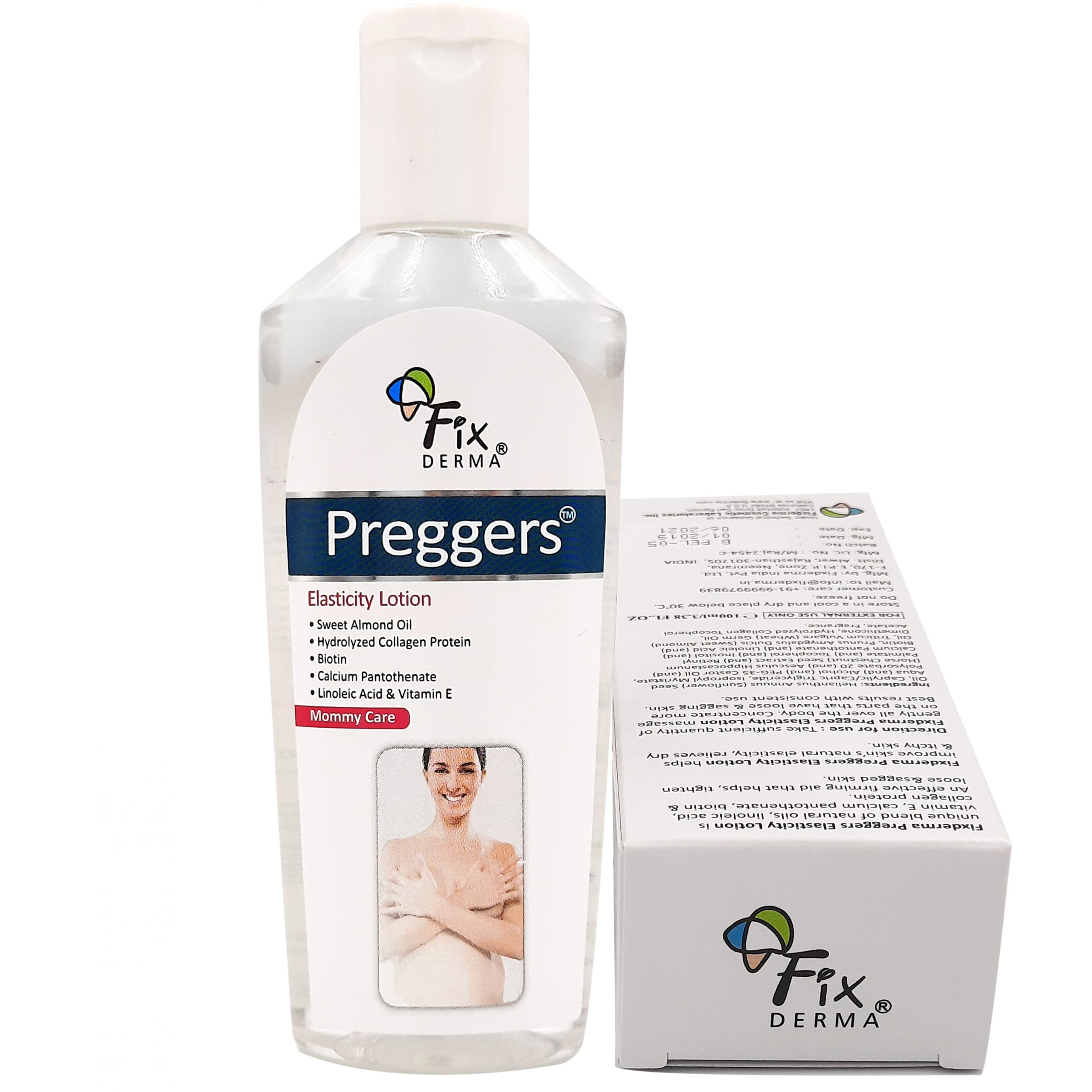 Lotion Dưỡng Ẩm, Giảm Vết Rạn Fixderma Preggers Elasticity Lotion 100ml