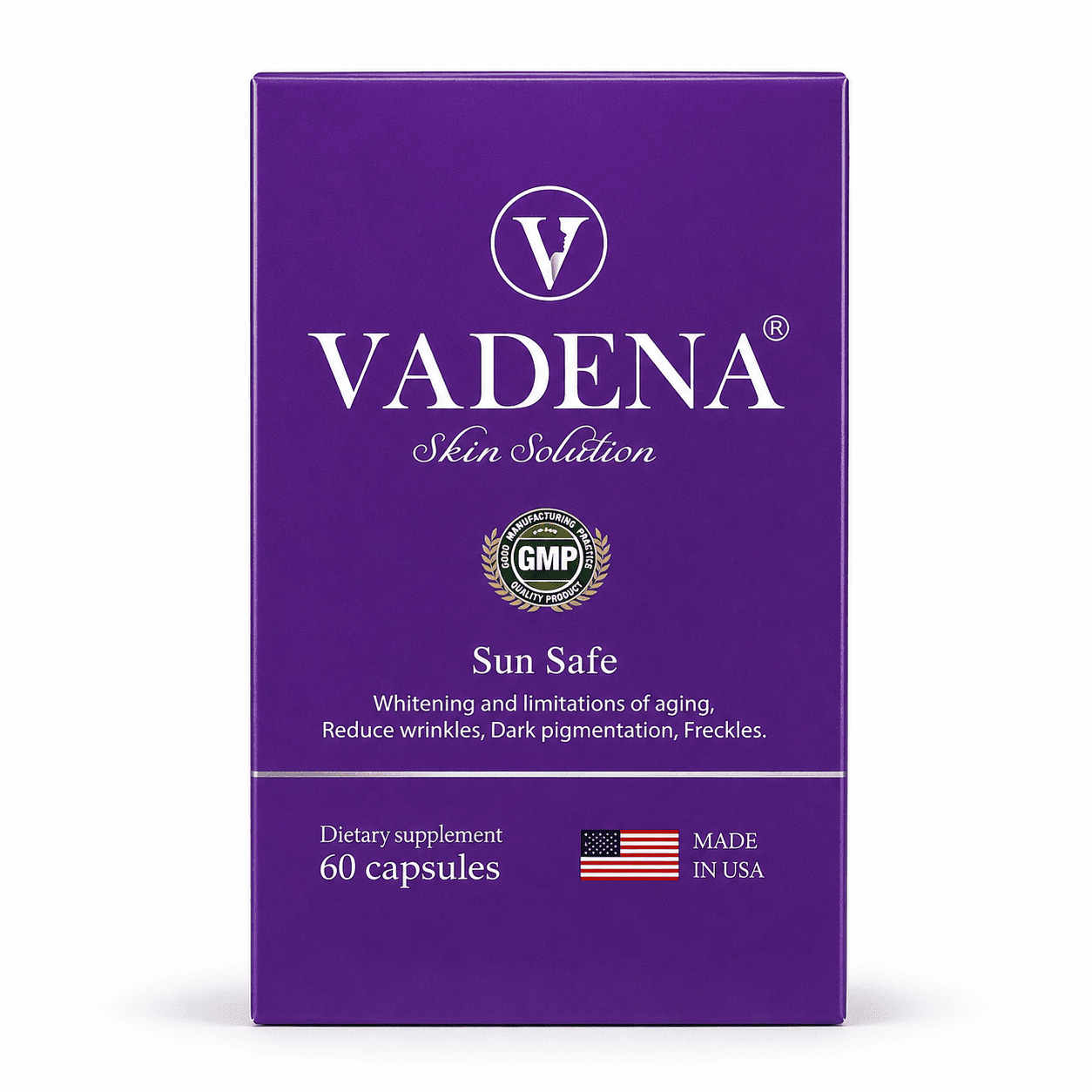 VADENA PURE WHITE - VIÊN UỐNG SÁNG DA - CHỐNG NẮNG - Dòng Tím