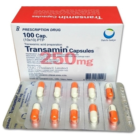 Thuốc điều trị nám da Transamin 250mg/500mg