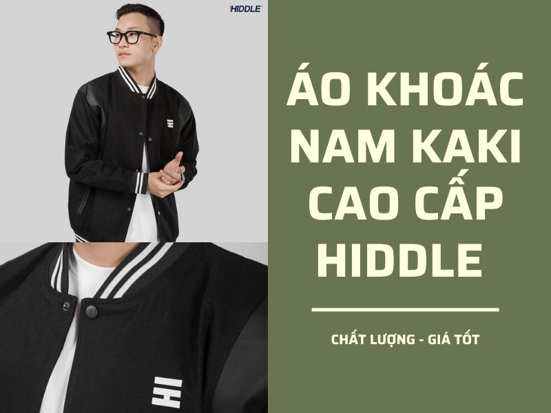 Áo khoác nam kaki cao cấp HIDDLE chất lượng, giá tốt