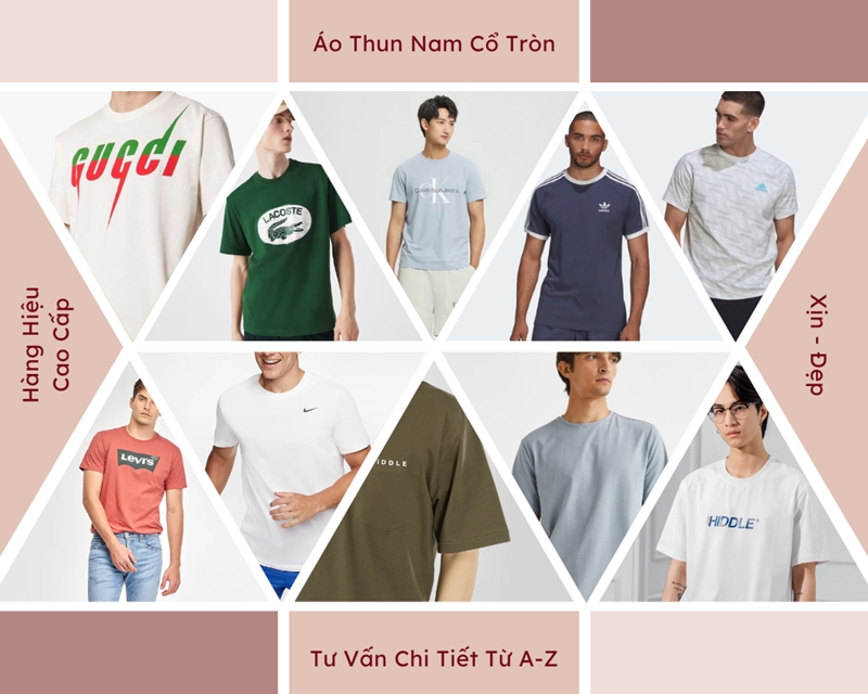 Áo thun nam cổ tròn Sang-Xịn-Đẹp: Tư vấn chi tiết từ A đến Z