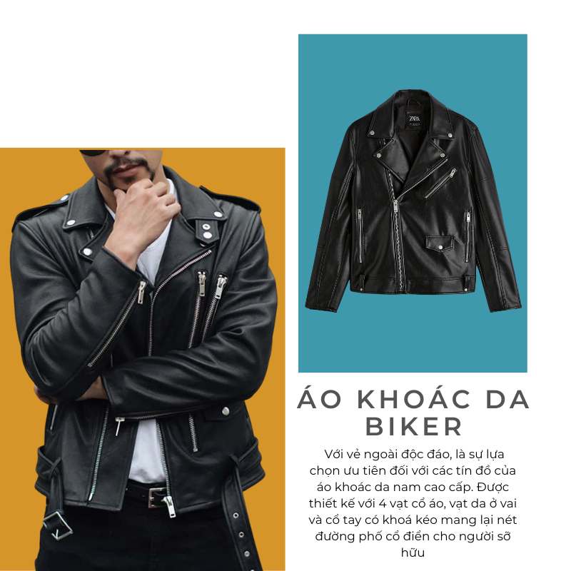 áo khoác da nam cao cấp