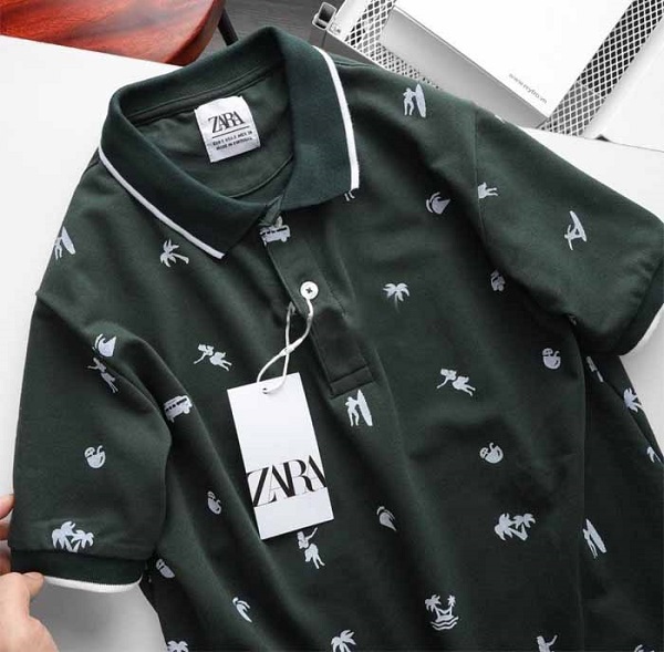 áo polo nam cao cấp họa tiết 