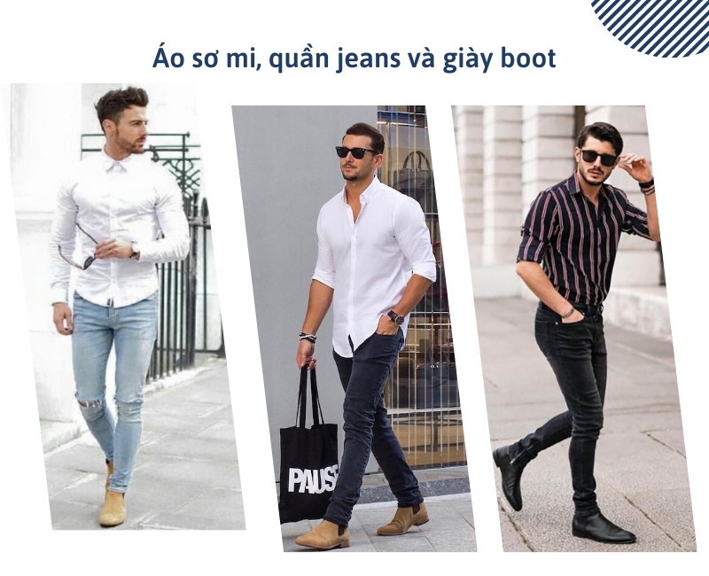 Sành điệu với những cách phối quần jean với áo sơ mi nữ  ELLY