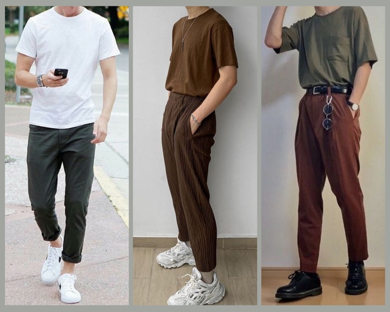 9 TIPS phối quần Kaki với áo thun nam đẹp nhất hiện nay