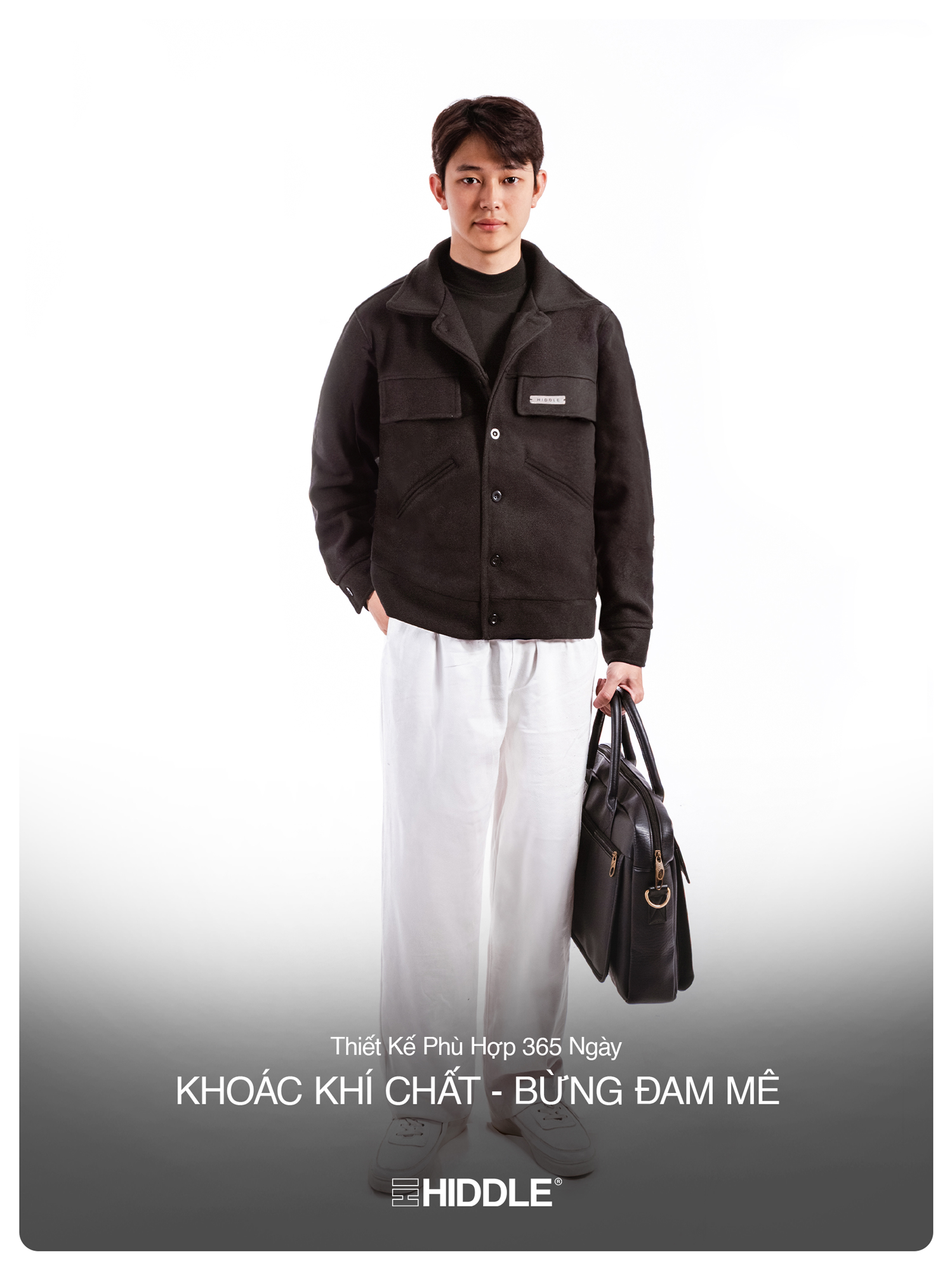 Áo dạ nam cao cấp Hiddle