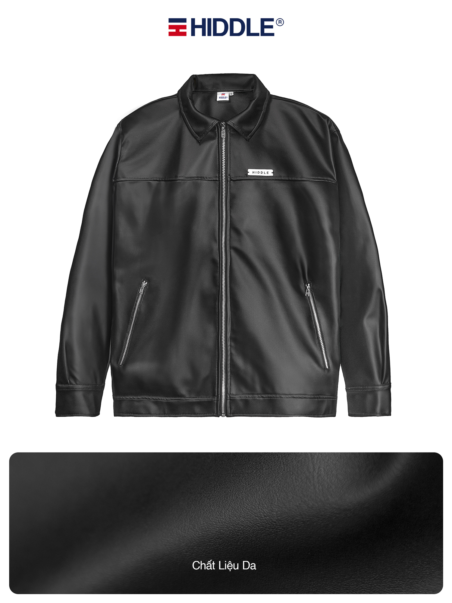 áo da nam cao cấp chính hãng HIDDLE