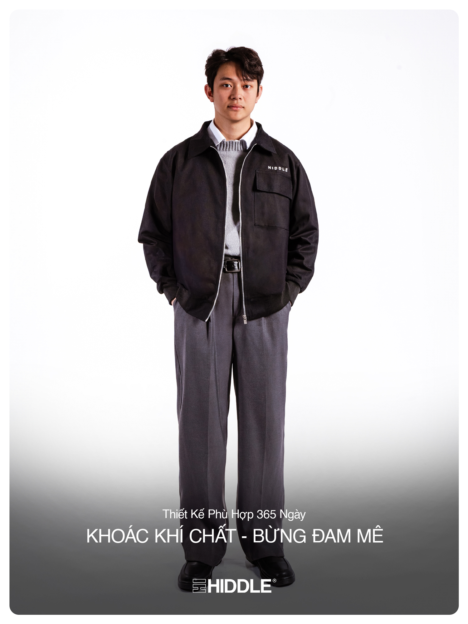 Áo khoác nam kaki 2 lớp cao cấp