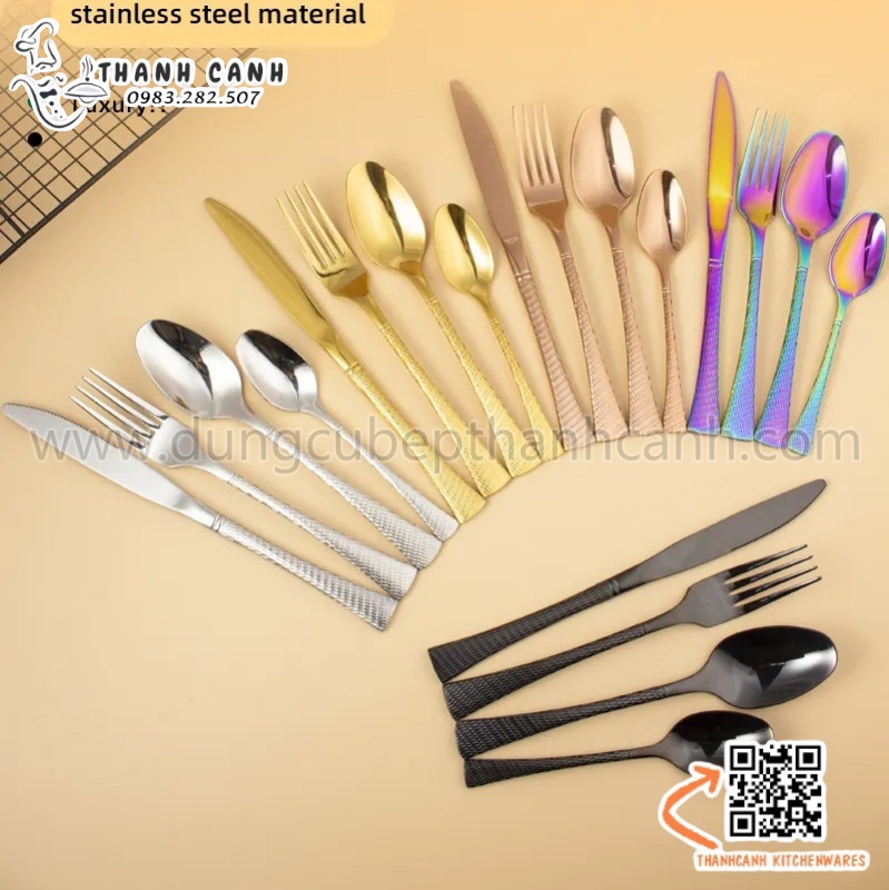 Dao muỗng nĩa phục vụ , dao thìa dĩa bằng inox - đa dạng mẫu mã