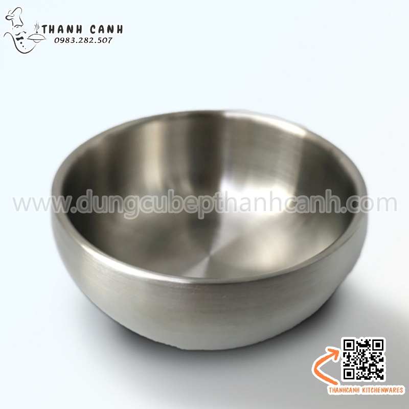 Bát inox có nắp, chén inox có nắp