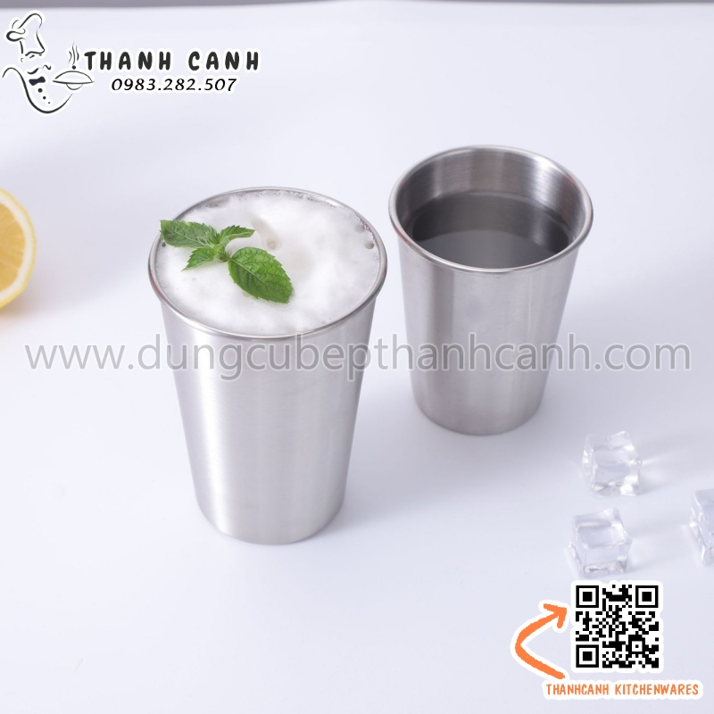 Cốc inox 350ml, cốc inox 500ml