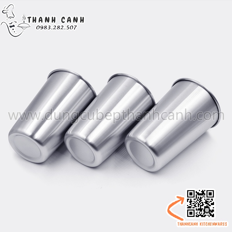 Cốc inox 350ml, cốc inox 500ml